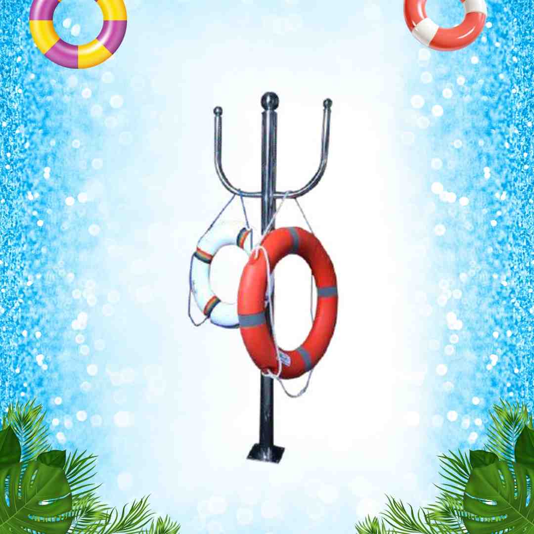 pool side equipment stand