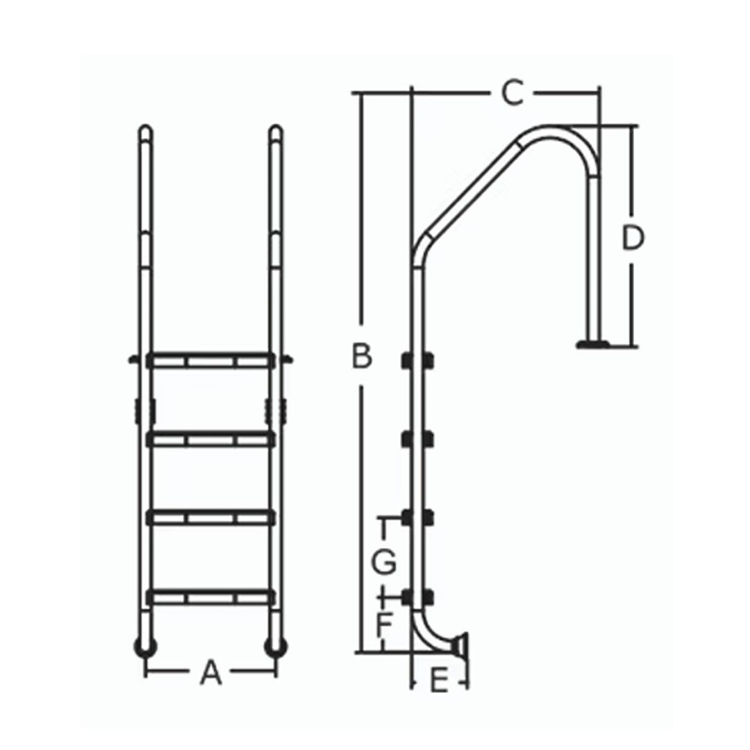 su pool ladder